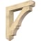 Ekena Millwork Balboa Arts and Crafts Rough Sawn Bracket w/ Offset Brace, Douglas Fir, 8"W x 42"D x 42"H BKT0806X42X42BOA03RDF - alternate 1